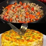 Aardappel- en groente flan uit de oven, gezond recept voor een smakelijke maaltijd