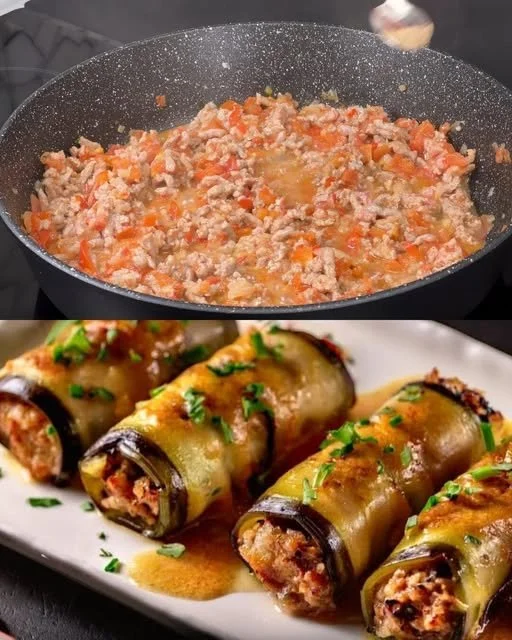 Gevulde aubergines met smaakvolle vulling voor een smakelijk gerecht