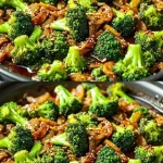 Gezonde broccoli roerbakschotel met groenten en kruiden