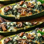 Heerlijke courgette-bootjes als een gezond en smakelijk hapje