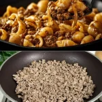 Romige Franse uienpasta met ui en kruiden, snelle maaltijd recept