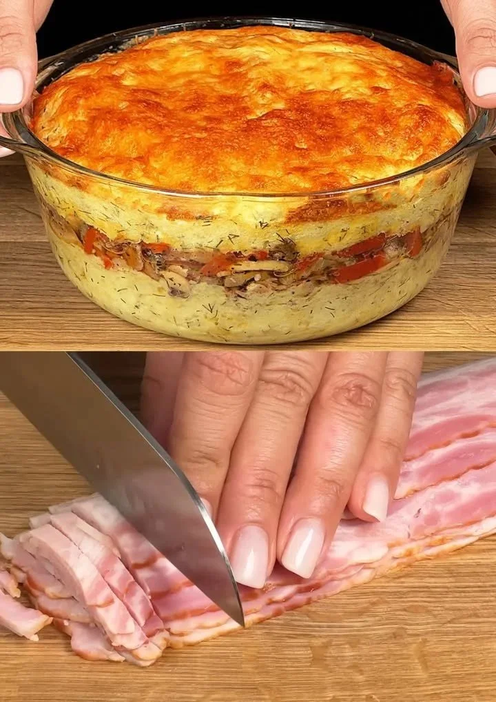Krokante en goudbruine gebakken aardappelen geserveerd met kruiden.