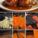 Overzicht van zelfgemaakte gehaktballen met kruiden en saus