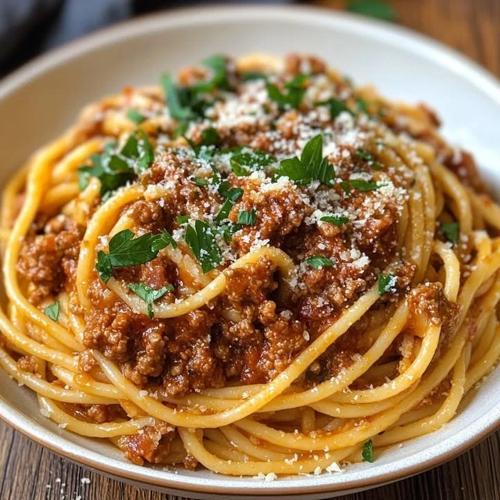 Zelfgemaakte spaghetti bolognese voor het hele gezin