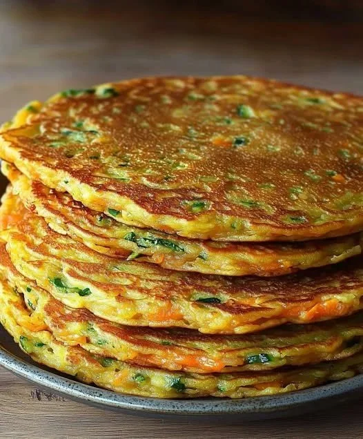 Gezonde hartige pannenkoeken recept voor lunch