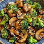 Gezonde roerbakschotel met broccoli en champignons