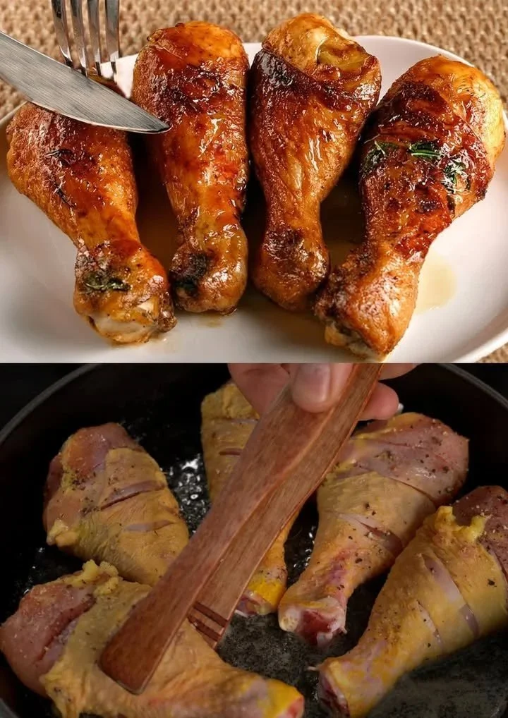 Geroosterde kippenpoten uit de oven met kruiden