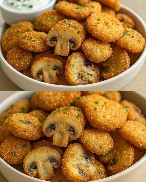 Knapperige champignons klaar in een pan, ideaal bij elk gerecht