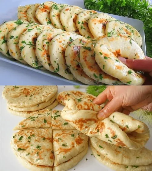Knapperige knoflook flatbreads, perfect voor snacks of bijgerechten