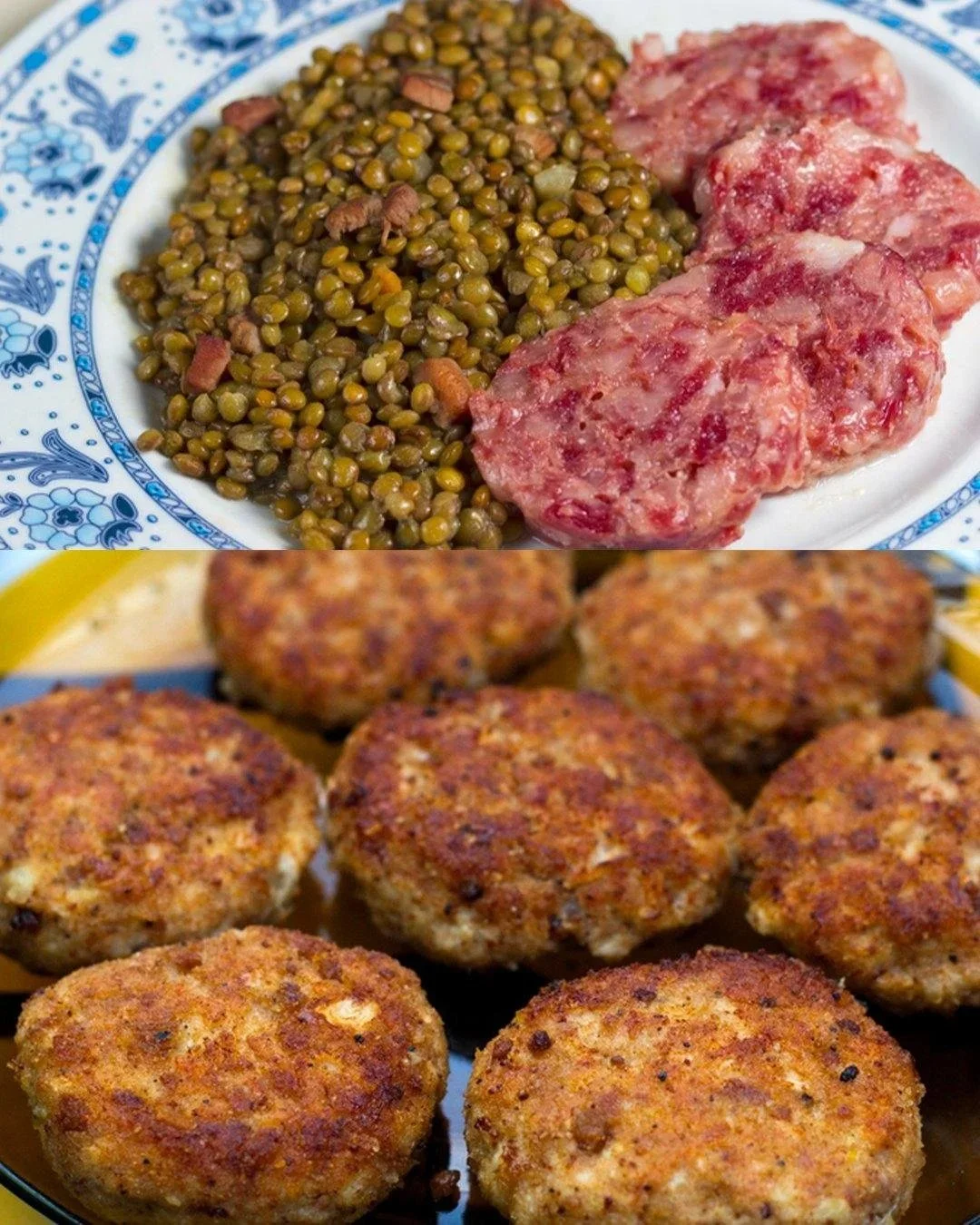 Gezonde lentil balls met kruiden en specerijen geserveerd op een bord.