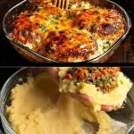 Kruidige aardappelen met gehakt in een snelle en makkelijke bereiding