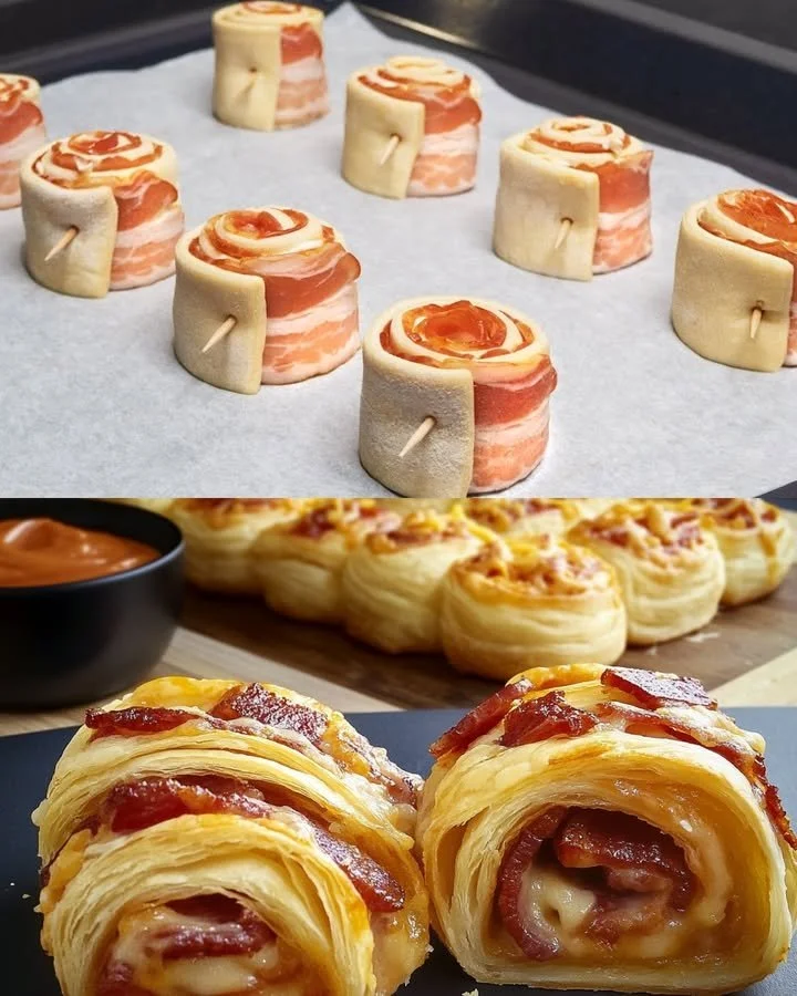 Makkelijke spek-kaasdeeg, perfect voor een knapperige snack.