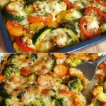 Mediterrane groentegerecht met romige kaasdroom recept