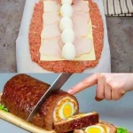 Oma's vleesbrood recept met ingrediënten en een heerlijke presentatie