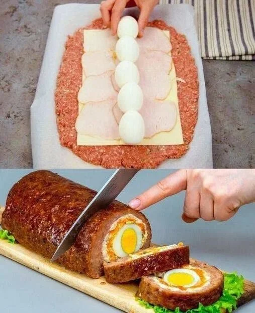 Oma's vleesbrood recept met ingrediënten en een heerlijke presentatie