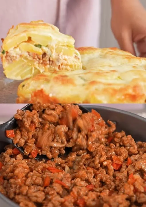 Ovenschotel met gehakt en aardappelen, een eenvoudig recept voor een heerlijke maaltijd.