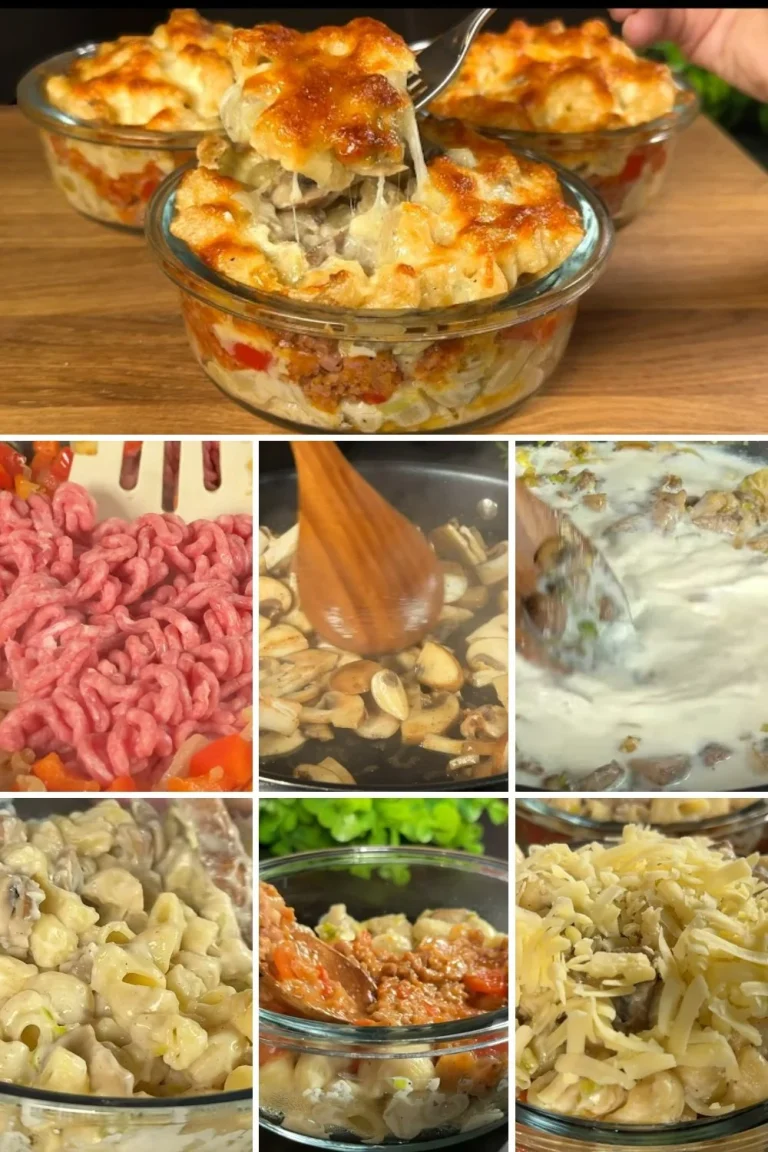 Heerlijke pasta casserole met kaas en groenten voor een perfecte maaltijd