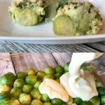 Romige gegratineerde spruitjes uit een heerlijke recept voor een diner.