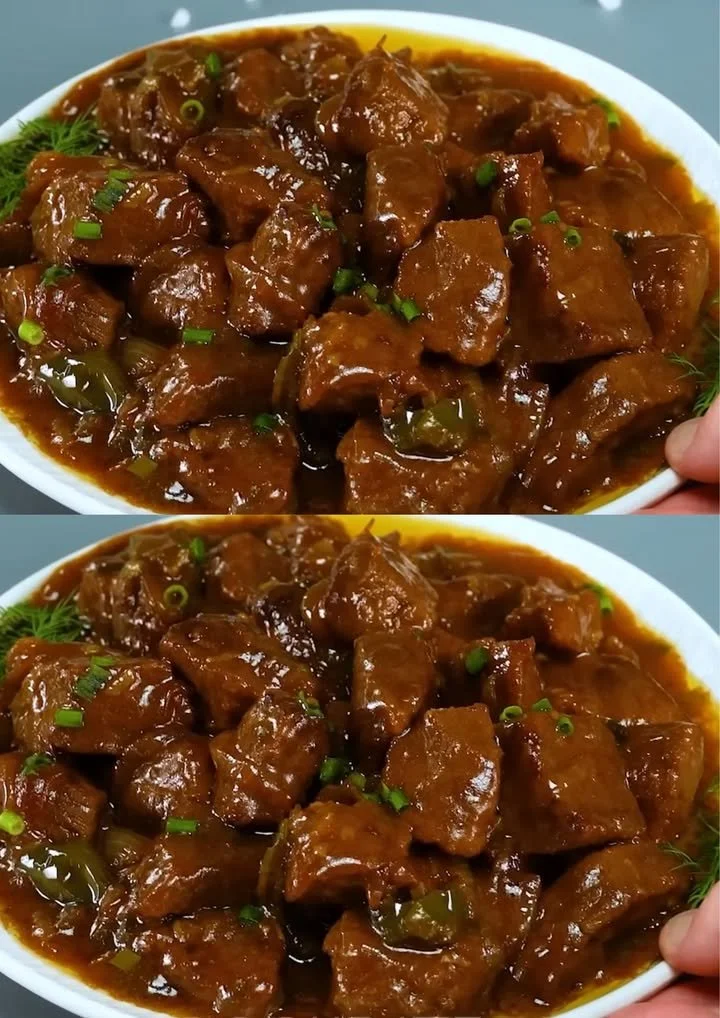 Rundvlees gemarineerd in bier voor een mals en smaakvol gerecht.