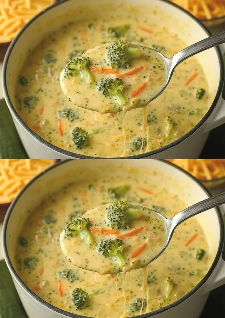 Snel recept voor broccoli en cheddarsoep, gezond en vol van smaak