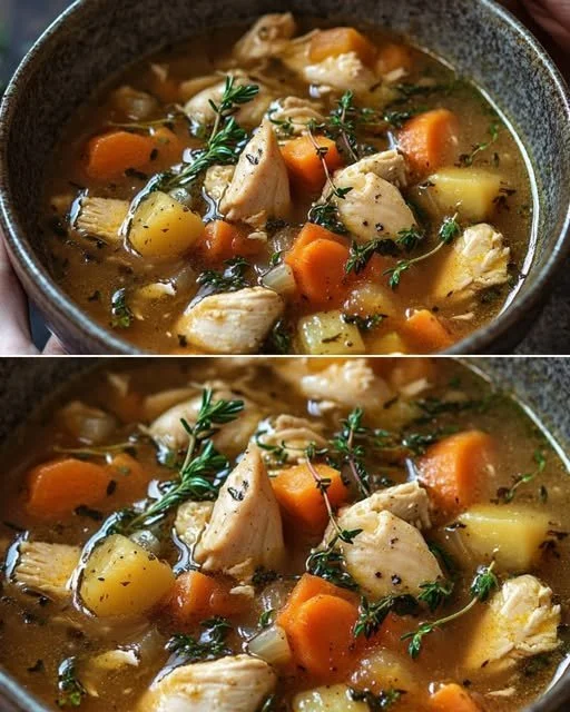 Gezonde kipstoofpot met groenten, snel recept