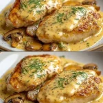 Snelle kip met champignonroomsaus geserveerd met aardappelpuree.