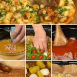 Snelle tonijngerechten met frittata, flatbread en broodjes op een tafel.