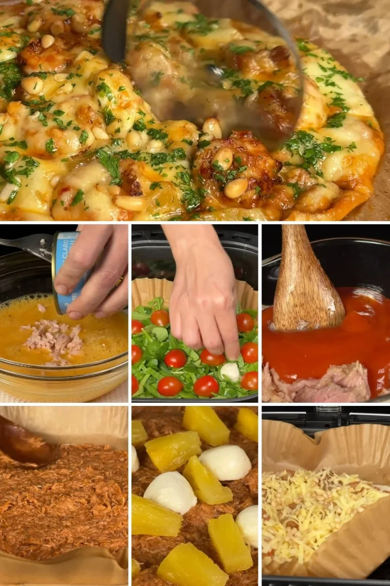 Snelle tonijngerechten met frittata, flatbread en broodjes op een tafel.