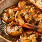 Snel en makkelijk recept voor Spaanse knoflook garnalen met ingrediënten