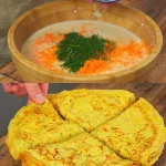 Wortelpannenkoeken recept met lekkere, verse wortels op een bord