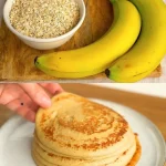 Heerlijke bananenpannenkoekjes gemaakt van rijpe bananen