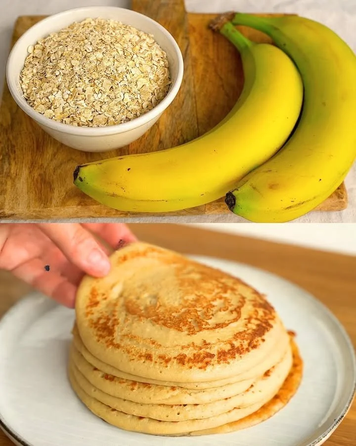 Heerlijke bananenpannenkoekjes gemaakt van rijpe bananen