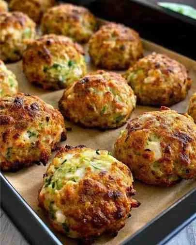 Smaakvolle courgette-fetaballetjes uit het recept