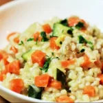 Eenvoudige Gerste Risotto met Groenten recept voor een gezonde maaltijd