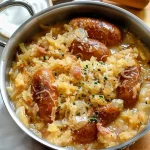 Eenvoudig recept voor gestoofde witte kool met ingrediënten en bereidingswijze.