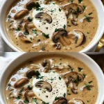 Heerlijke Hongaarse champignonsoep voor beginners met verse ingrediënten.