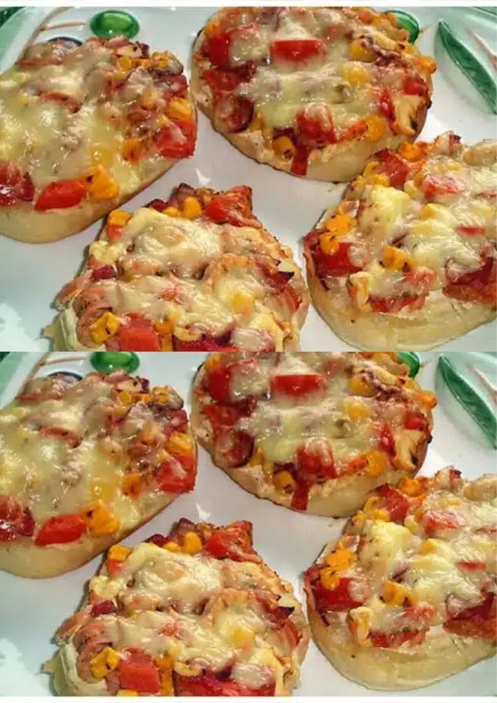 Heerlijke pizzabroodjes met ham, perfect voor een snelle snack