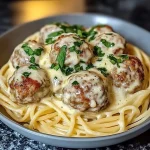 Romige gehaktballetjes met pasta gerecht recept
