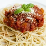 Zelfgemaakte marinara saus recept voor pasta