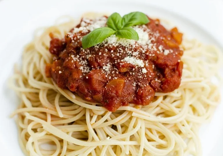 Zelfgemaakte marinara saus recept voor pasta