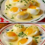Eieren in Mosterdsaus - eenvoudig recept met een romige mosterdsaus