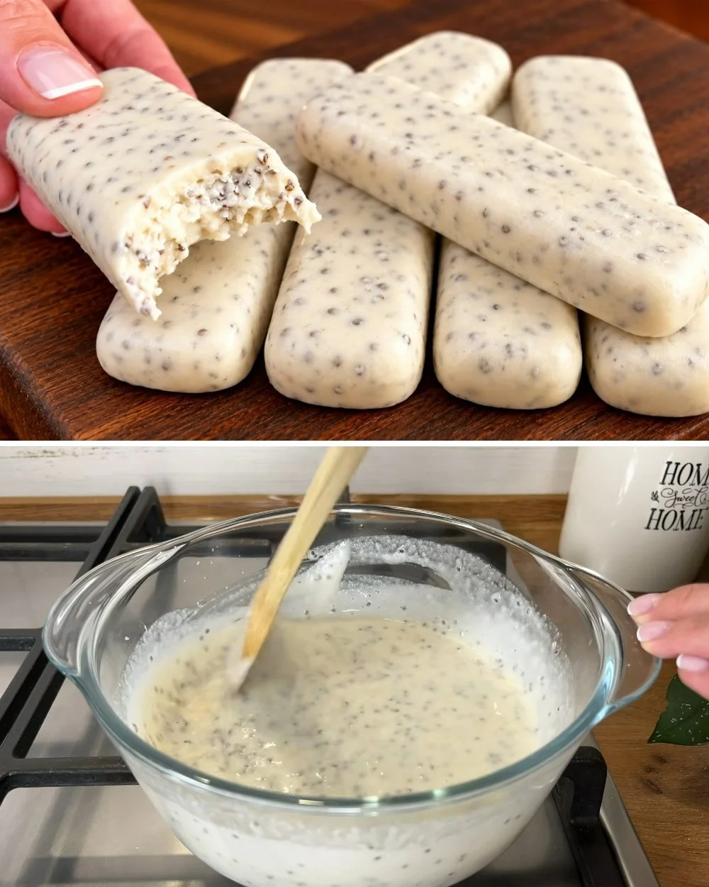 Gezond en makkelijk chia proteïnedessert met proteïne