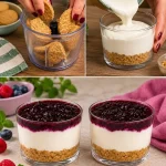 Lichte cheesecake met yoghurt en heerlijke bosvruchten