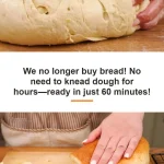 Homemade No-Knead Bread loaf with a crispy crust and soft interior.