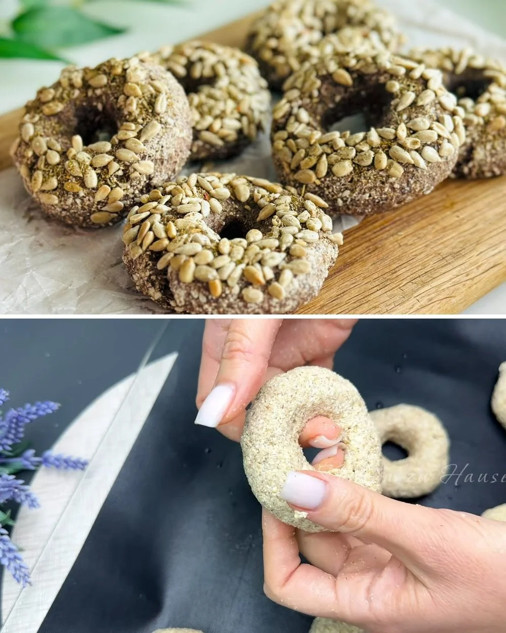 Heerlijke quinoa bagel, voedzaam en glutenvrij variant van traditionele bagels.